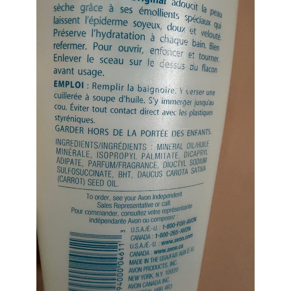 Avon Skin So Soft Original Bath Oil 16.9 fl oz 500ml Large Bottle Sealed New